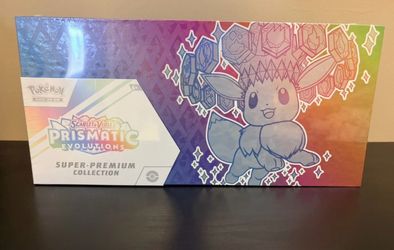 Pokémon TCG Prismatic Evolutions Super-Premium Collection UPC Sealed Box
