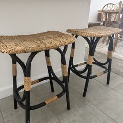 Rattan/Cane Counter Stools