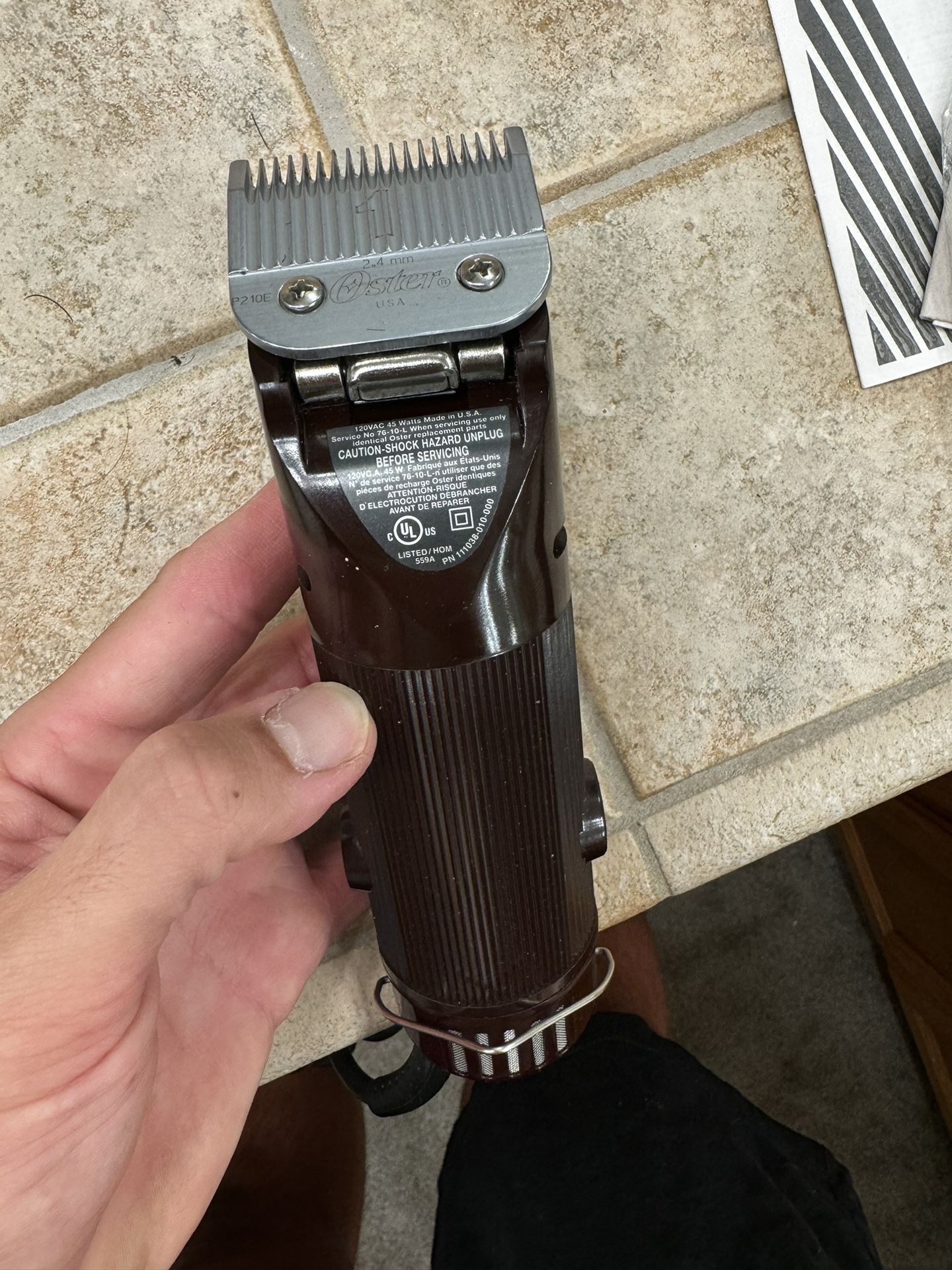 Pro Clippers Burgundy Color