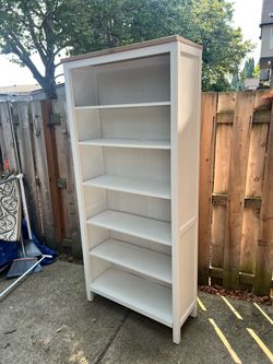 Farmhouse Style Tall Bookcase / Display Shelf - $175