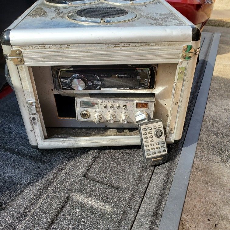 Slip Seat Box With Satellite Radio And CB