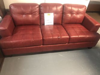 Red sofa