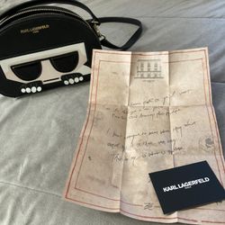 Black Karl Lagerfeld Crossbody Bag