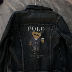 RARE polo Ralph Lauren Jean Jacket 