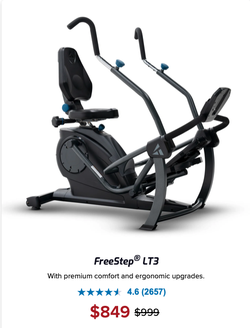 Teeter LT3 Recumbent Cross Trainer
