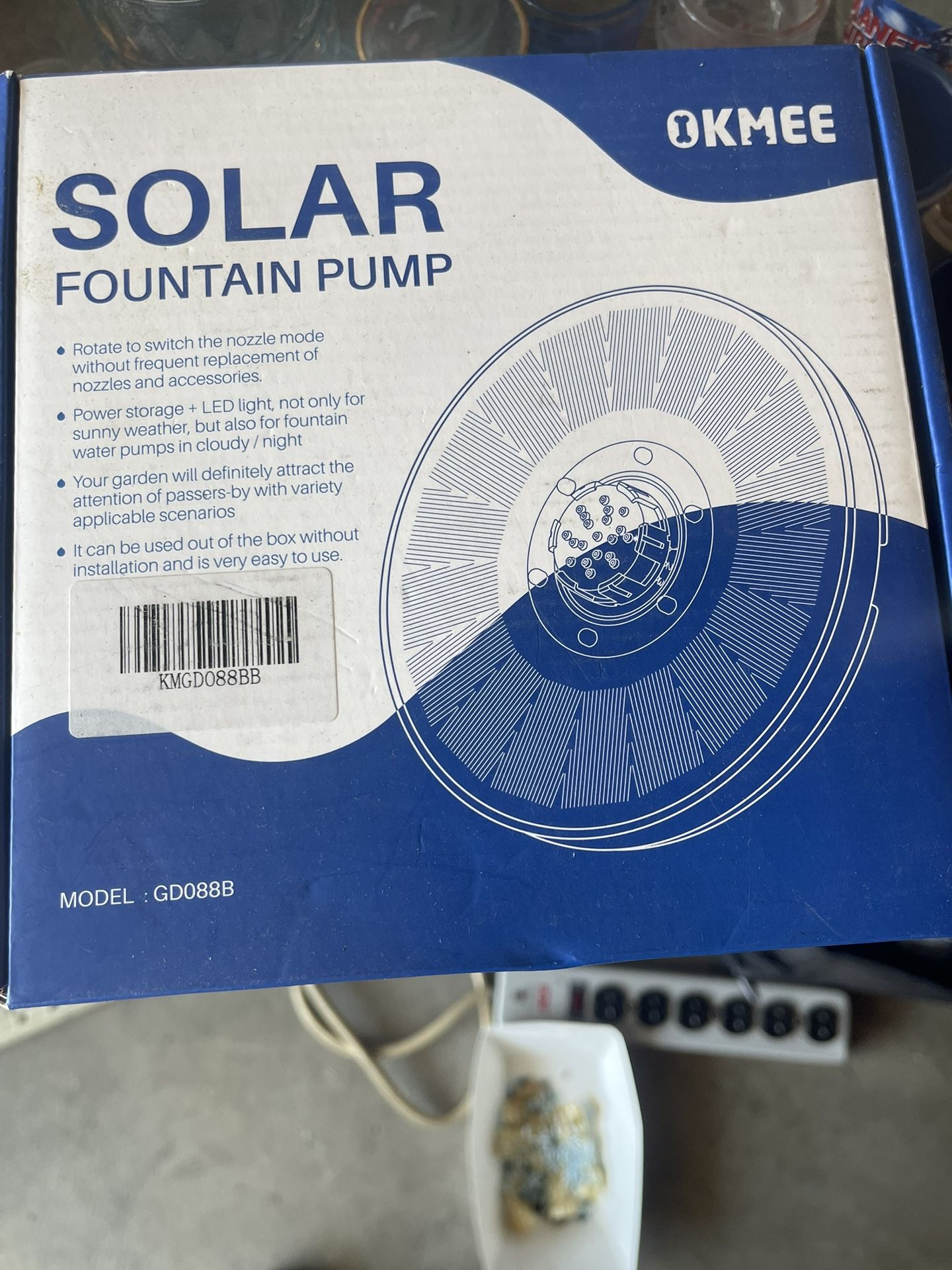 New solar fountain pump