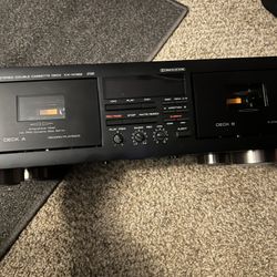 Yamaha KX-W362 Duel Cassette Player