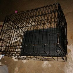 Small Metal Dog Crate 