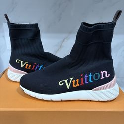 Womens Louis Vuitton Aftergame Sock Sneakers Size 36
