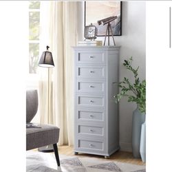 light gray “lingerie” dresser 