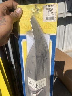 1994 To 2001 DODGE RAM CHROME WINDOW DEFLECTORS