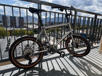 Kyoot Rolly Poly (mini velo) - raw metal + clear coat