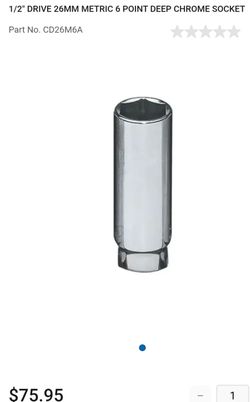 Matco 26mm deep socket  6 point