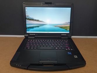 14" Panasonic ToughBook Laptop Windows 11 Touchscreen RGB Keyboard