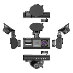 DASH CAMERA WITH 3 CHANNELS AND WIFI 