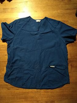 Scrub top Navy blue XL