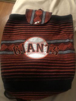 Cotton sports backpacks Giants and warriors