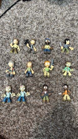Funko Walking Dead lot includes an incomplete set of Series 3 and a couple of Series 4 figures.