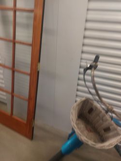 Wood  from Africa  glass door