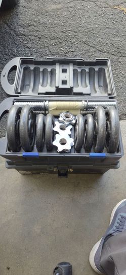 SET OF DUMBBELL 40 POUNDS