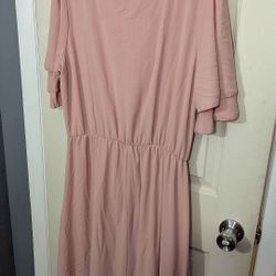 Blush Bridesmaid Or Formal Dress