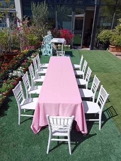 Chairs and tables r,e,n,t