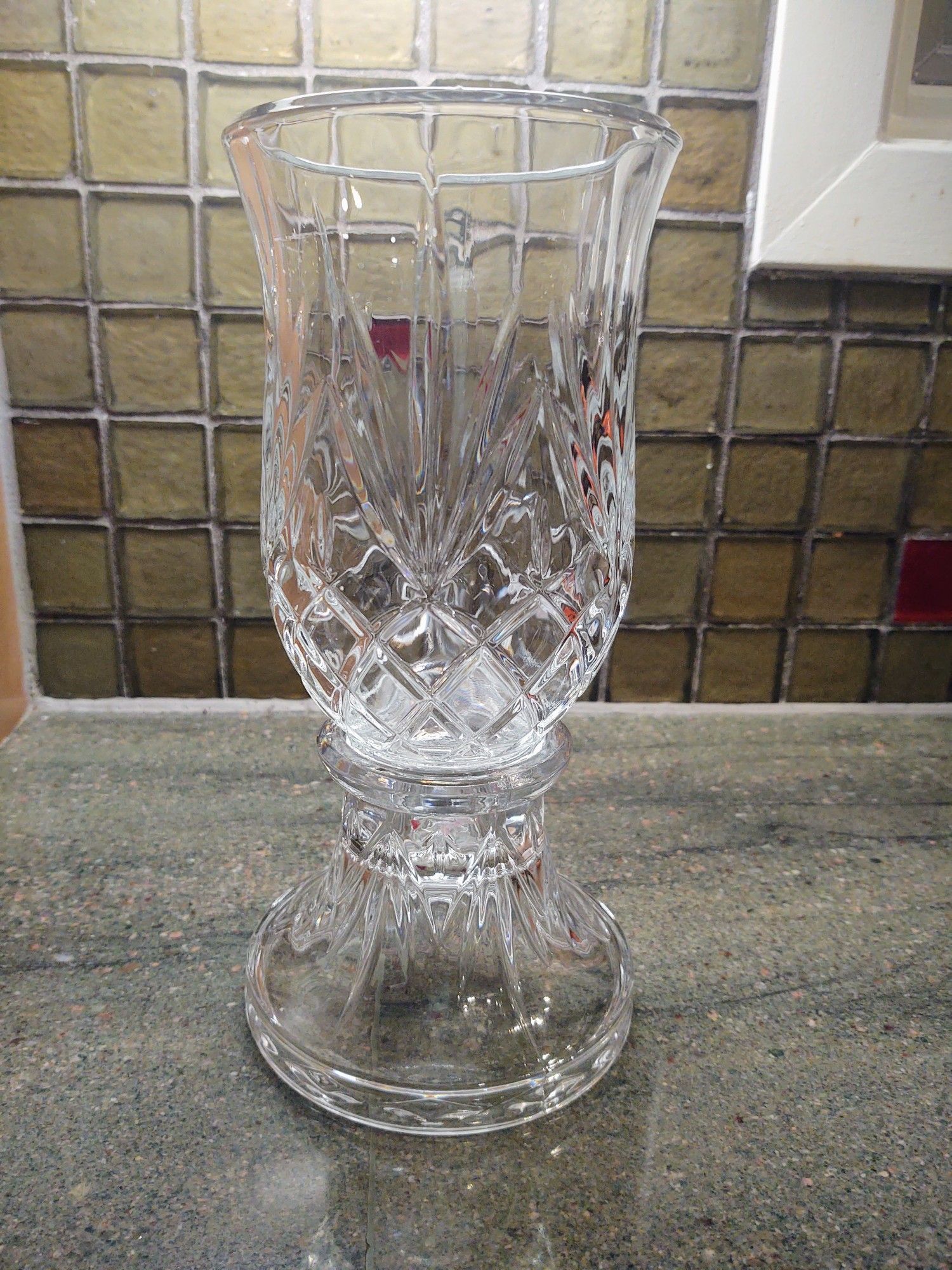 Partylite Crystal Hurricane Candle Holder