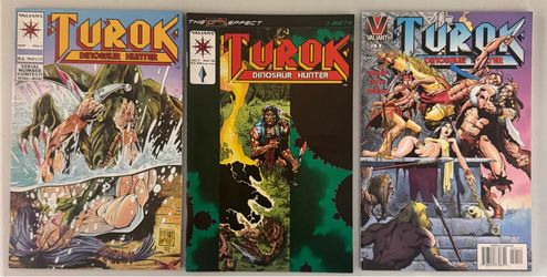 Valiant Turok Dinosaur Hunter Lot 3 issues