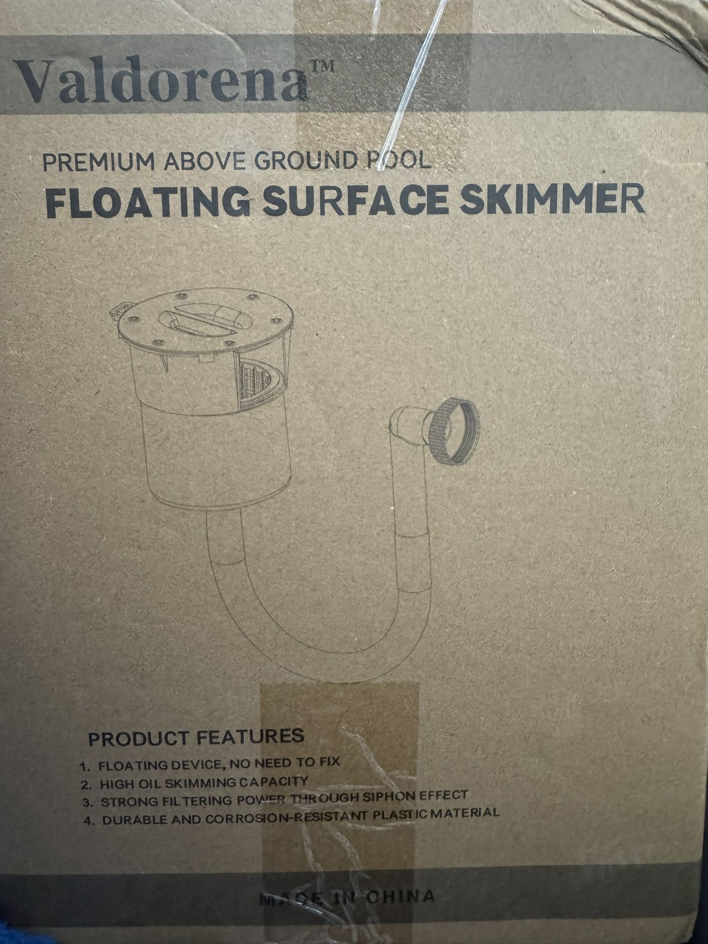 Surface Float Skimmer,No Installation Required, no Adjustable Bracket Required