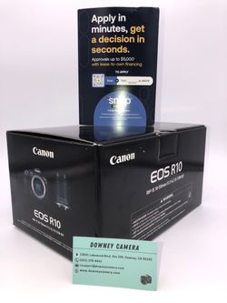Canon EOS R10 with 18-150mm Kit for limited time only at Downey Camera