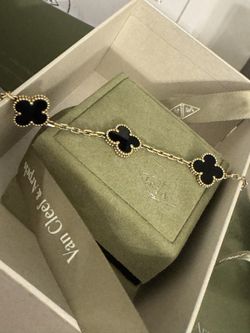 Van Cleef Onyx Bracelet 