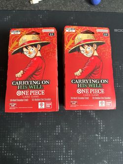 One Piece CARRYING ON HIS WILL sleeved packs
