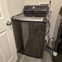 LG Smart Laundry Pair: 5.5 cu. ft. Mega Capacity Washer & 7.3 cu...