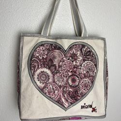 Brighton Tote Bag Canvas Heart