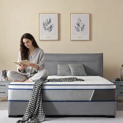 New-Full Size Mattress 12 Inch Hybrid Mattress - Memory Foam & Individually Pocket Coils Springs | Pressure Relief | Motion Isolation, Edge Support | 