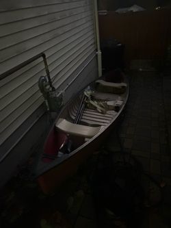 Coleman canoe