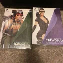 Rare DC bombshell statues NEW! Never Opened!