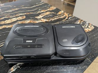Sega Genesis With Sega CD Attachment