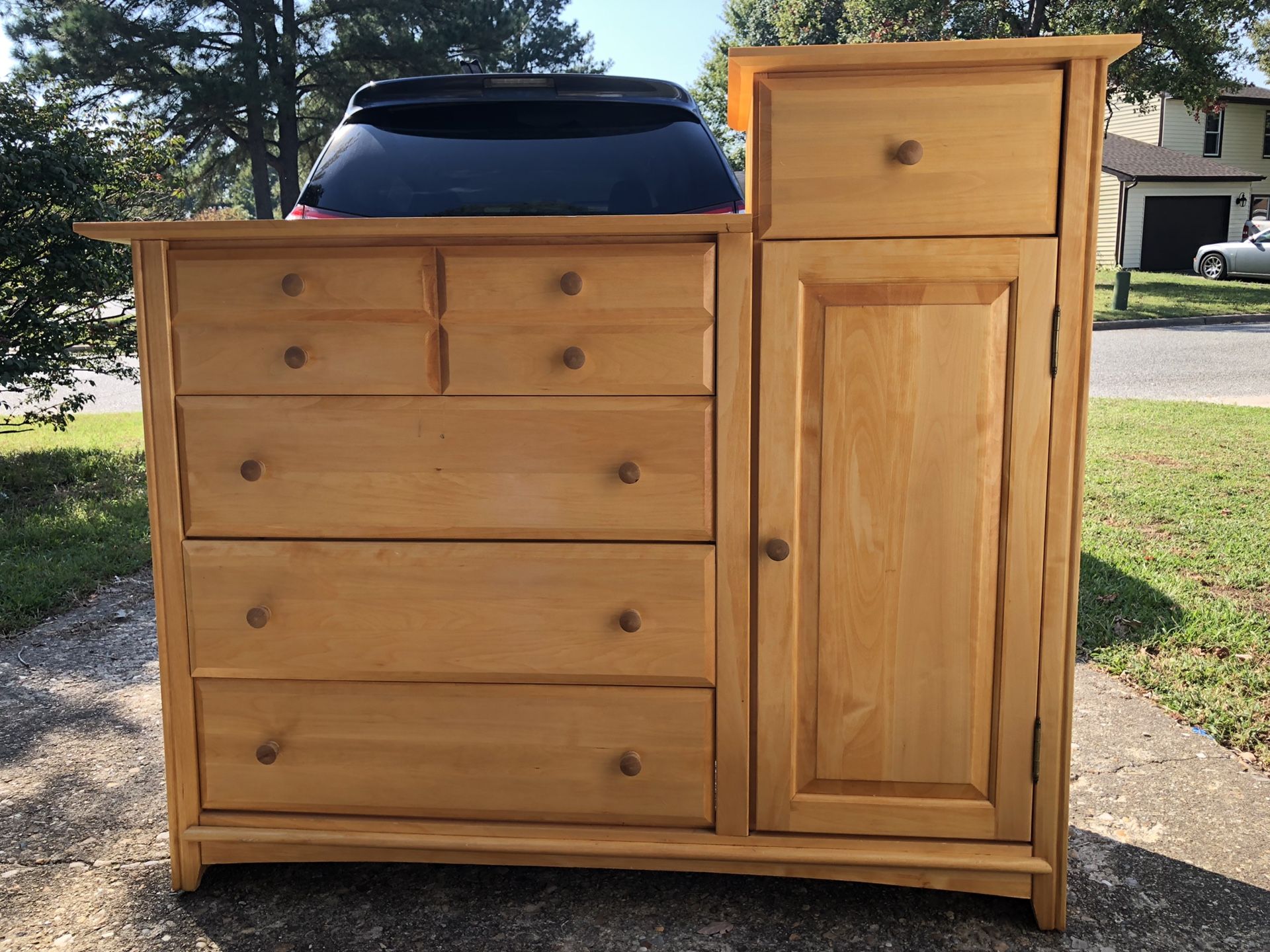 Solid “Good Wood” furniture- dresser/changing table