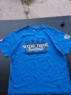Notre Dame Fighting Irish Football Y2K Adidas Tee