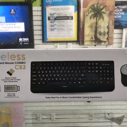 New Wireless Keyboard And Mouse