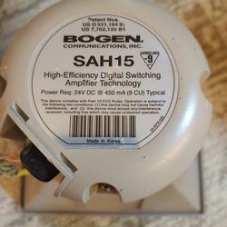 BOGEN Model# SAH15  High Efficiency Digital Switching Amplifier Technology / Digital  Loudspeaker