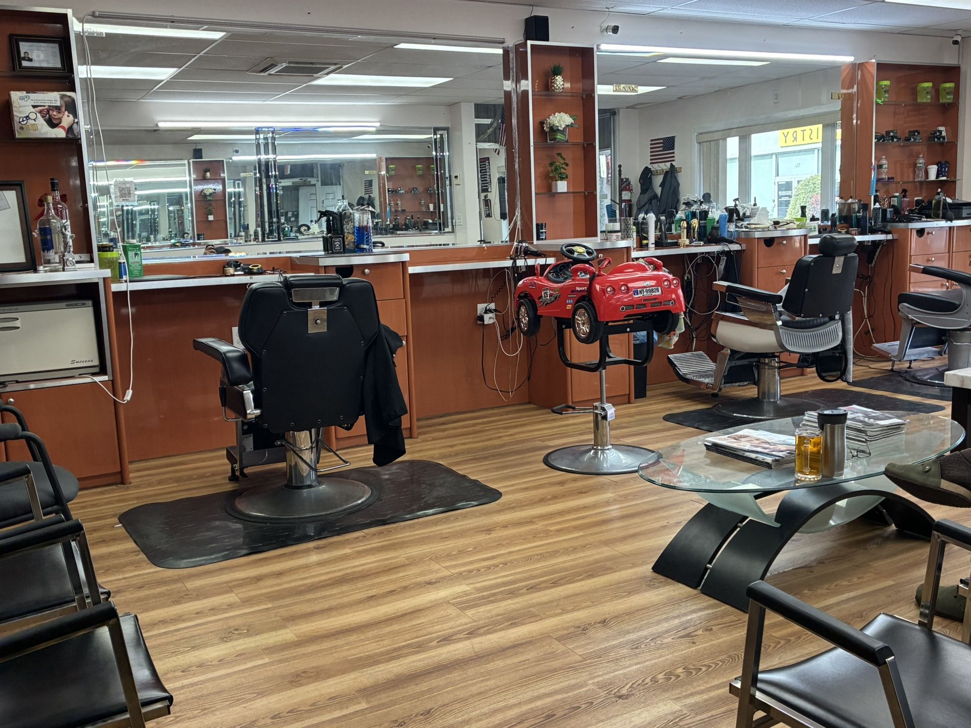 4 Chair Barber Stations Must Take All