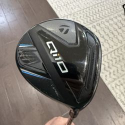 TAYLORMADE Golf Qi10 15° 3 Fairway Wood Fujikura Ventus TR Stiff NICE