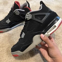 Jordan 4 Bred Size 10 