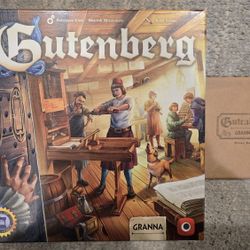 Gutenberg Board Game With Bonus Promo Characters Pack