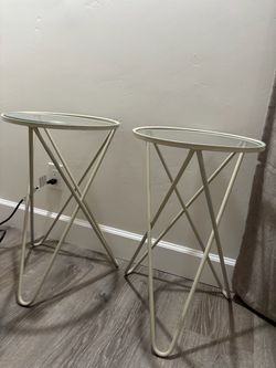 Round side tables