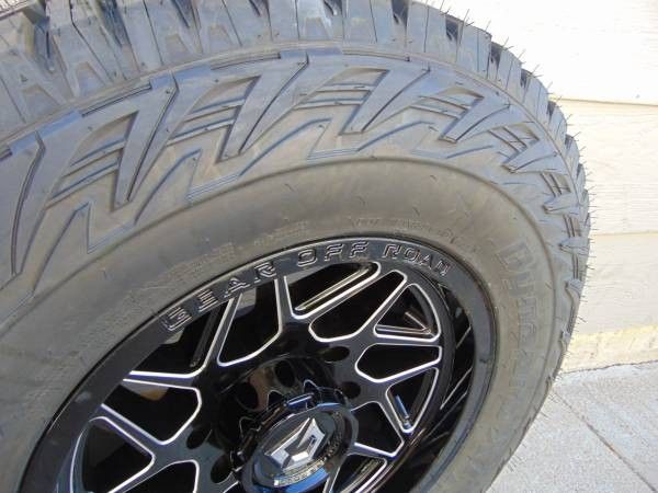 4 New 17X9 Black Gear Offroad Rims LT 285 70 17 Hankook X/T Tires *8X170* *FORD* *F250* *EXCURSION*