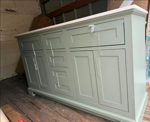 60" DOUBLE SINK BATHROOM VANITY WITH DAMAGE