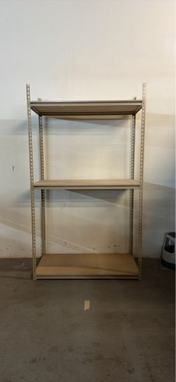Heavy-Duty Shelving Unit 48” W x 24” D x 84” H 3 Shelves Garage Storage Rack